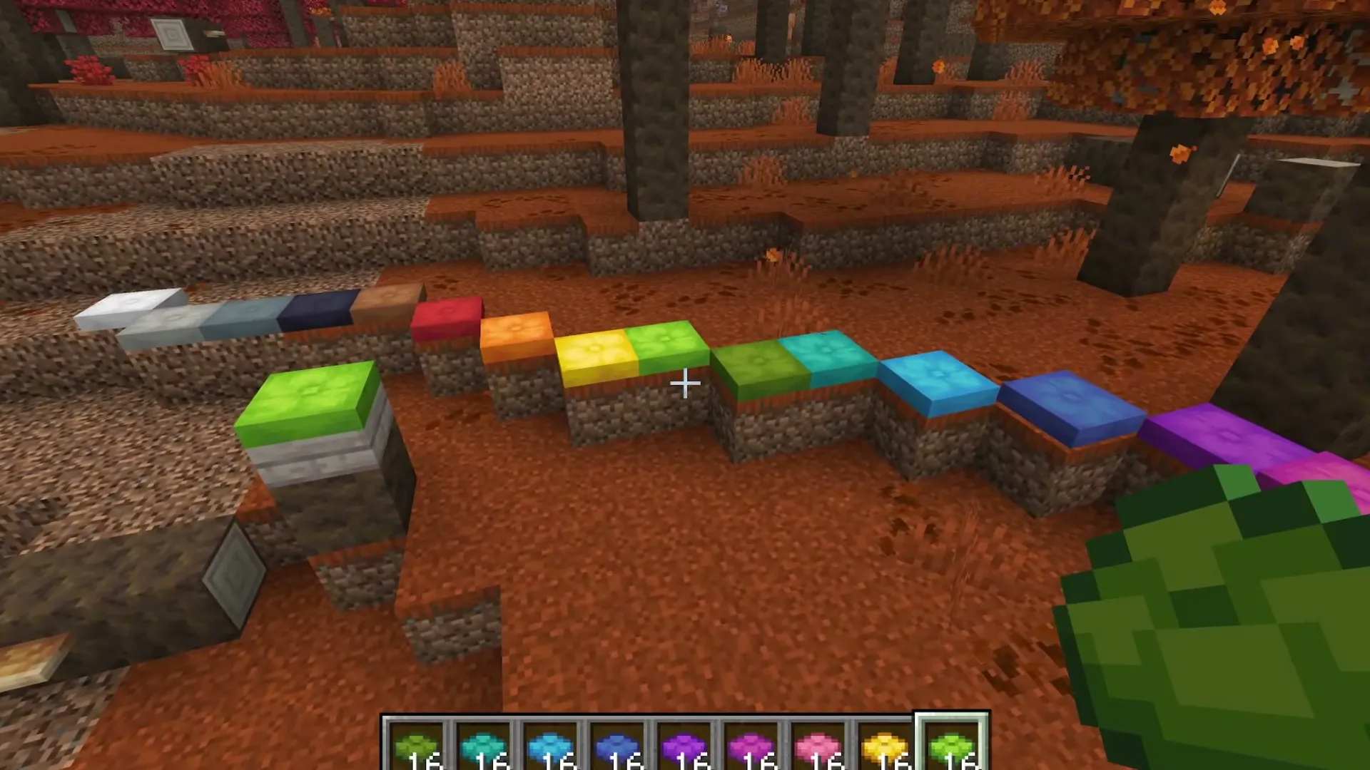 Cushions come in all 16 wool colours