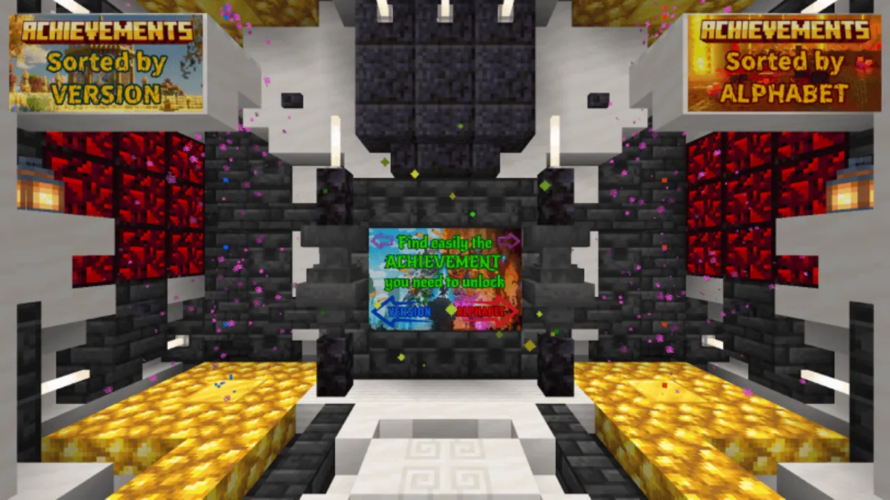Achievement Unlocked Map: ACHIEVEMENTS LIST (Sorted by Version & Alphabet)