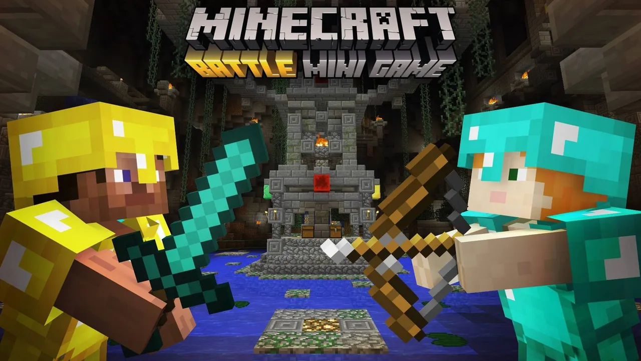 Battle Mini Game map for Minecraft PE: cover art