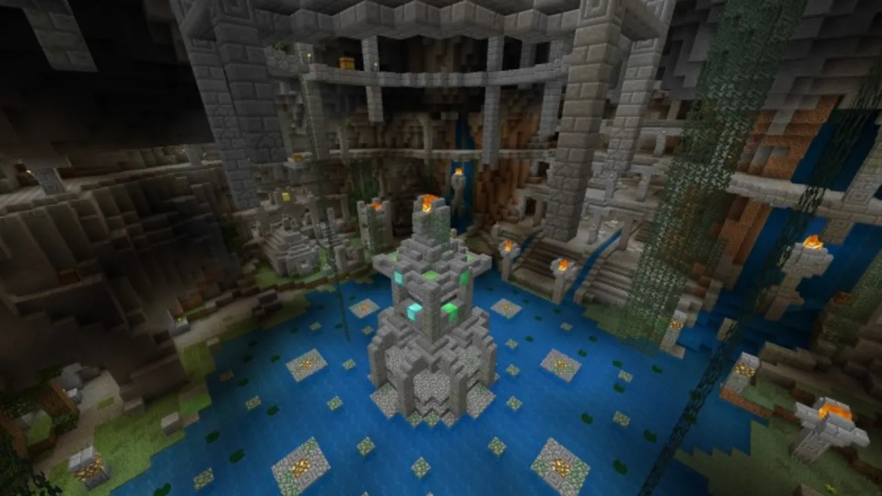 Battle Mini Game map: The Cavern map