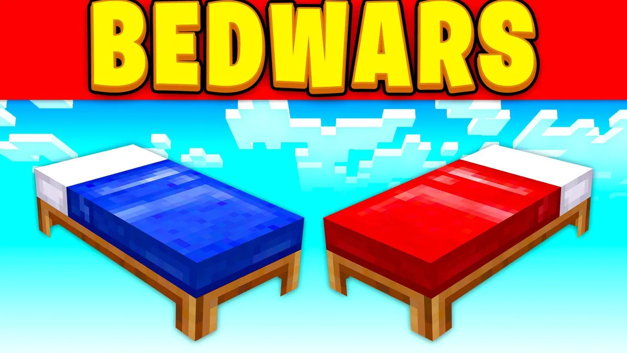 Bedwars Mini-Game map for Minecraft PE: cover art