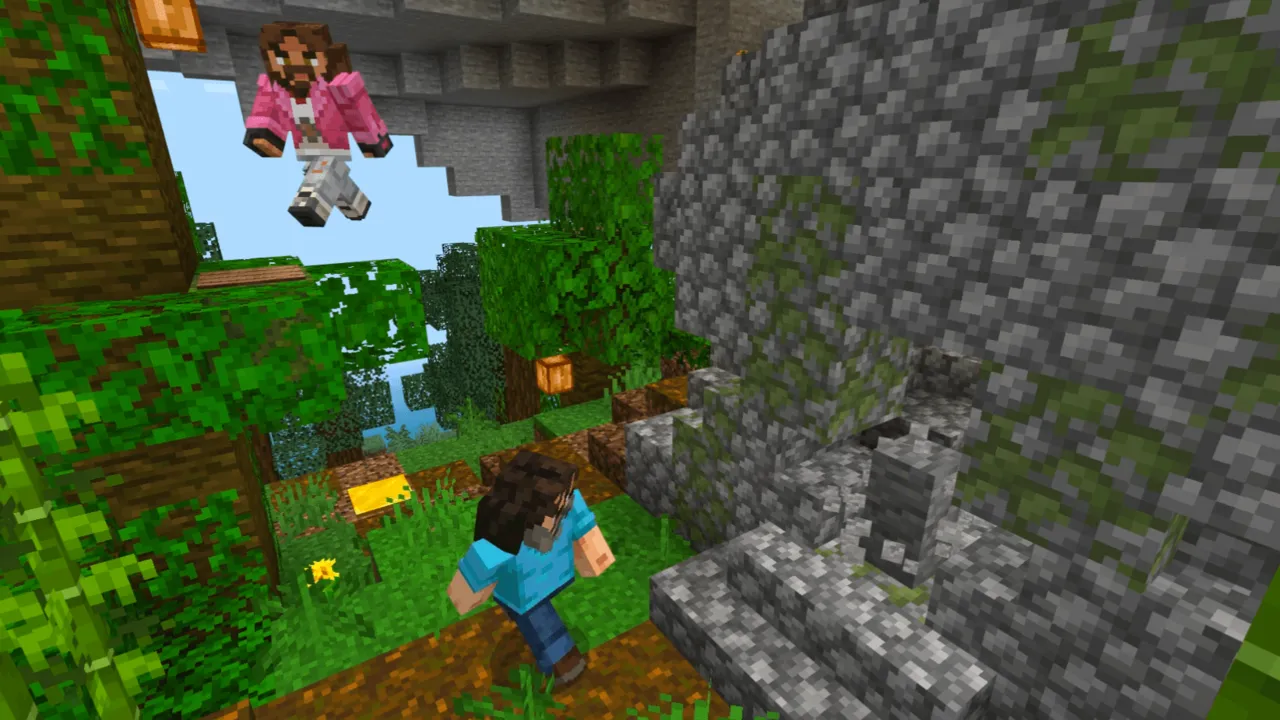 Biome Spiral Parkour map: Jungle