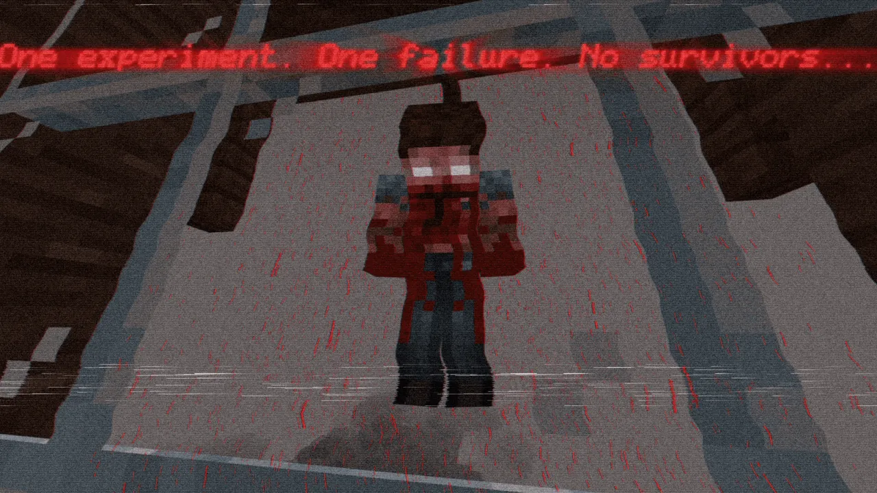 Death Mansion map: Red text says one experiment one failure no survivors