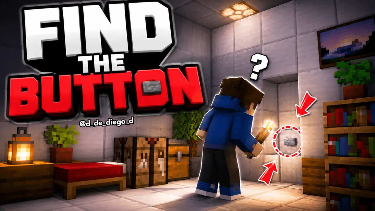 Find The Button map for Minecraft PE: cover art
