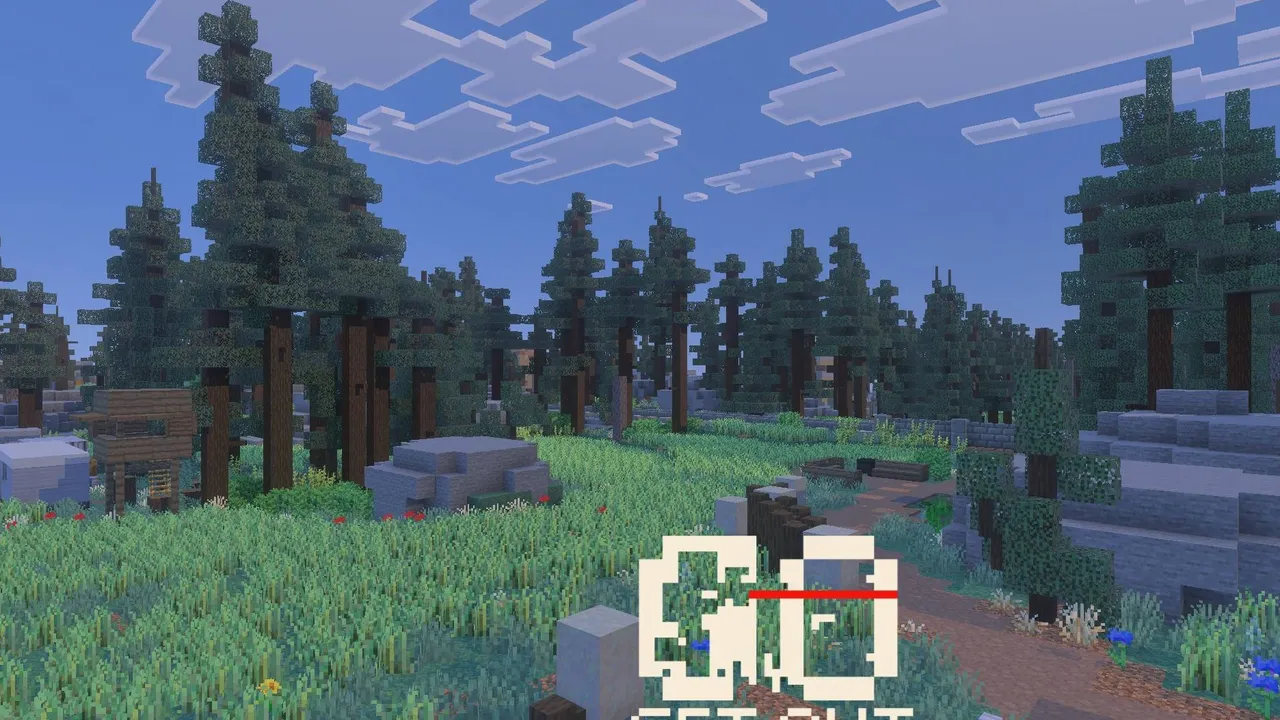 GO - Get Out map: Forest with path and sign