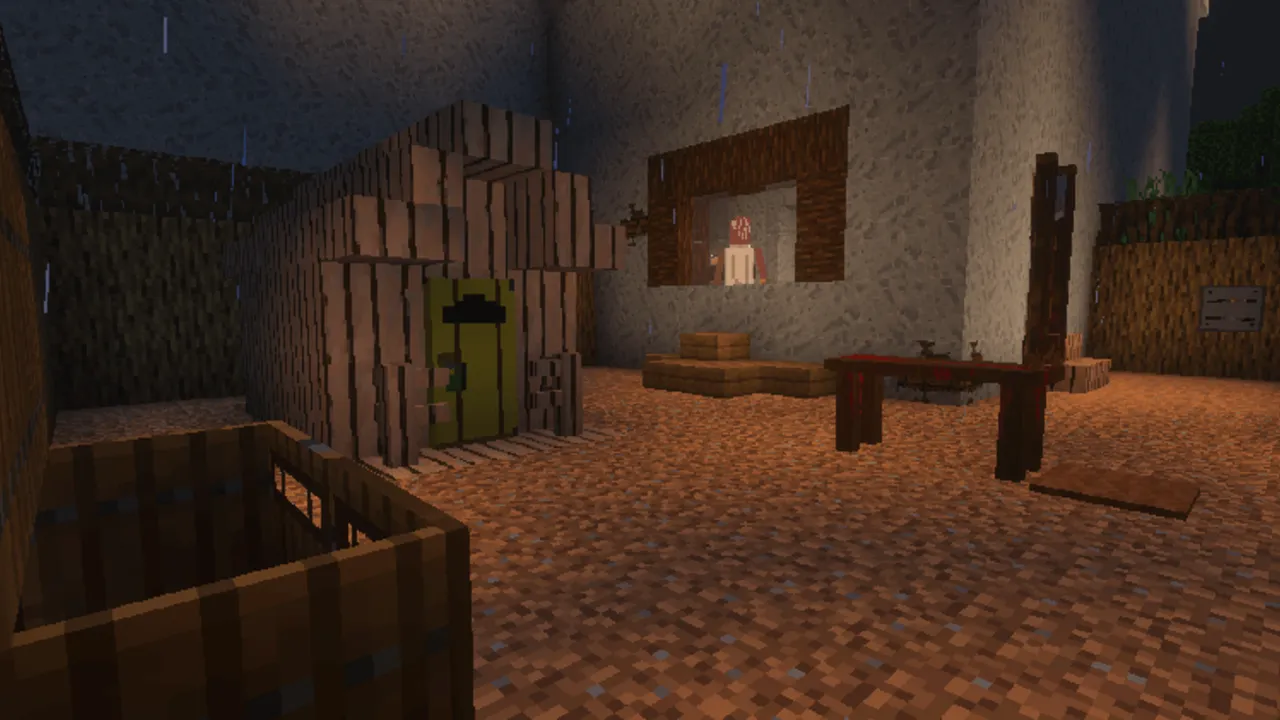 Granny / Horror map: Granny in a house at night