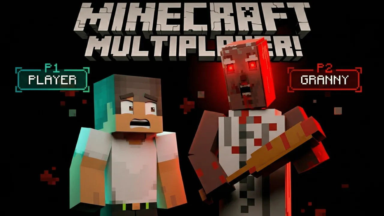Granny / Horror map for Minecraft PE: cover art