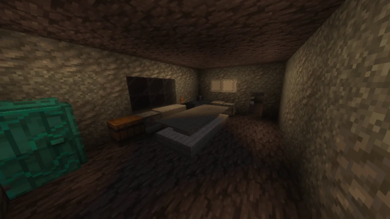 Granny - Multiplayer map: Bedroom with bed and chest