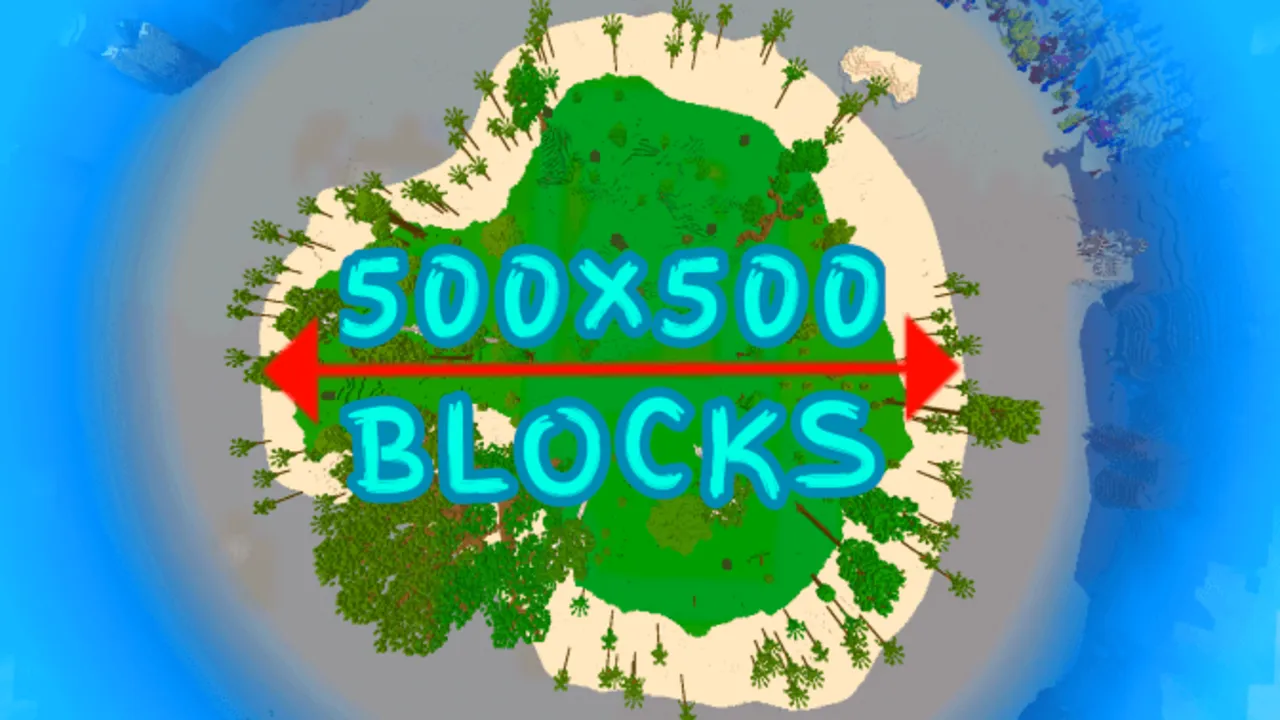 Island Survival with 30 Trial Chambers map for Minecraft PE: The Island