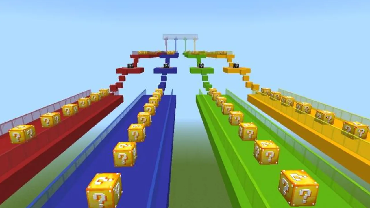 Lucky Block Race map: screenshot 2