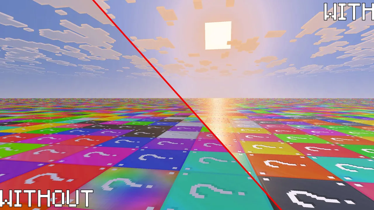 Lucky Flat World V3 map for Minecraft PE, screenshot 7