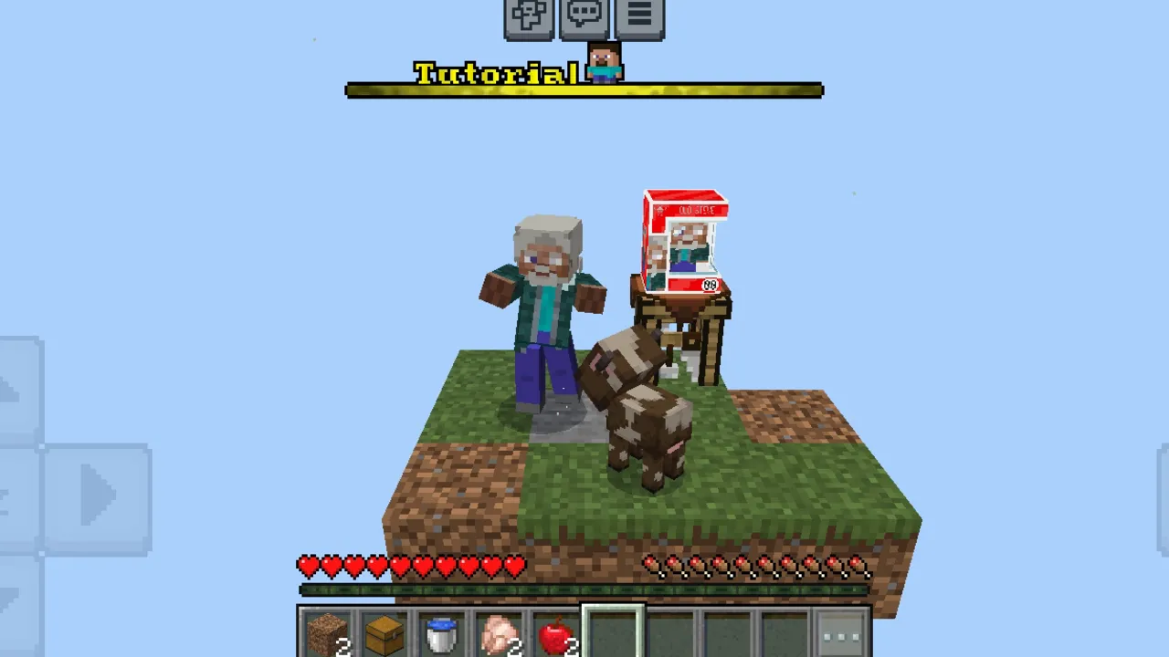 One Block + by MintStudios map: Demo of some addons
