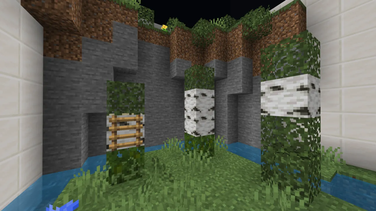 Parkour A Map: Birch trees near water
