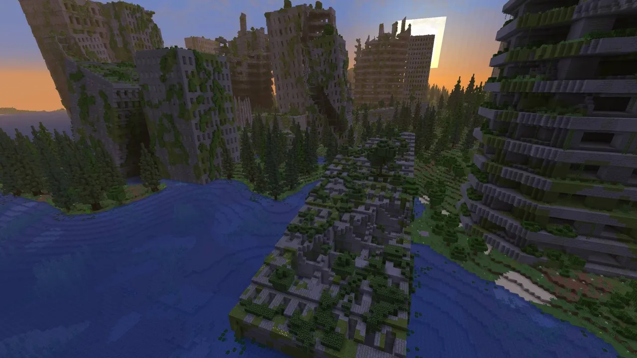 Post Apocalypse City 🧟 (Achievements On) map for Minecraft PE, screenshot 4