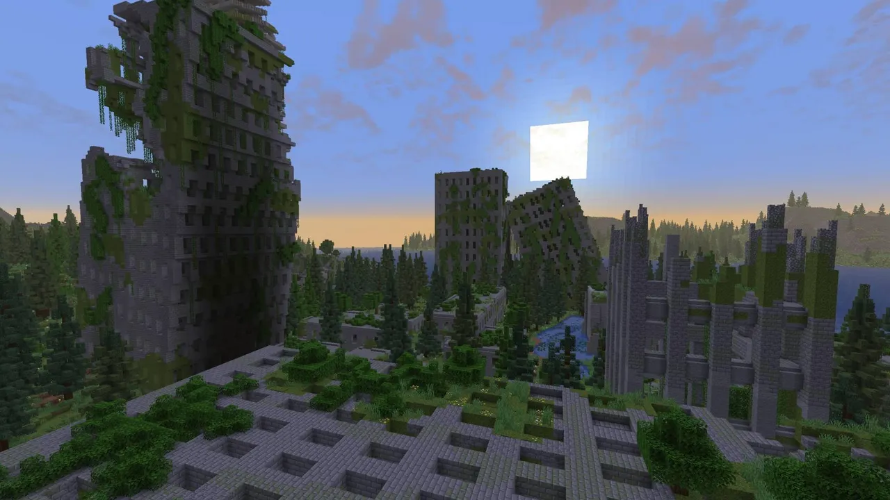 Post Apocalypse City 🧟 (Achievements On) map for Minecraft PE, screenshot 5