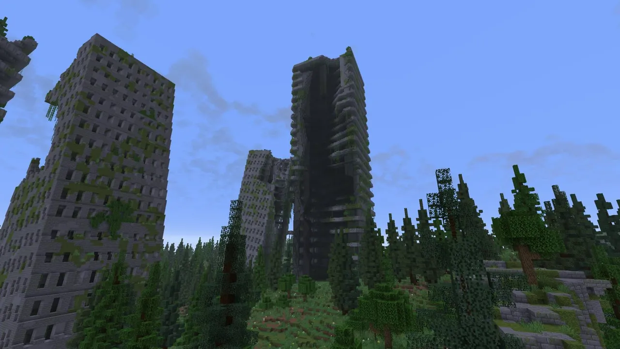 Post Apocalypse City 🧟 (Achievements On) map for Minecraft PE, screenshot 6