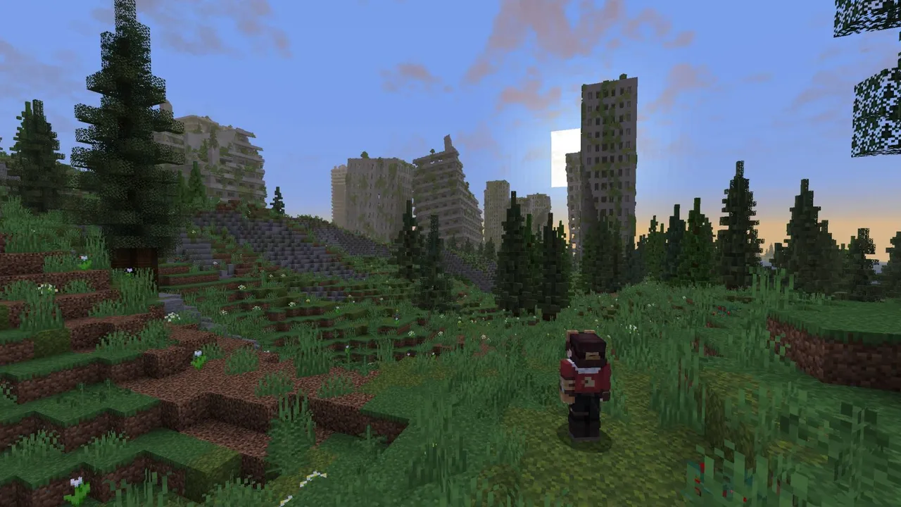 Post Apocalypse City 🧟 (Achievements On) map for Minecraft PE, screenshot 8
