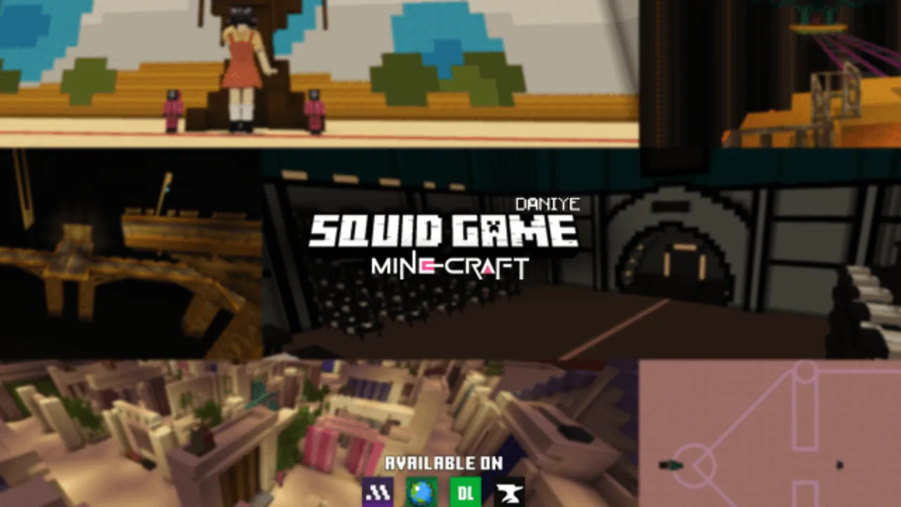 Squid Game map for Minecraft PE: Squid Game Doll