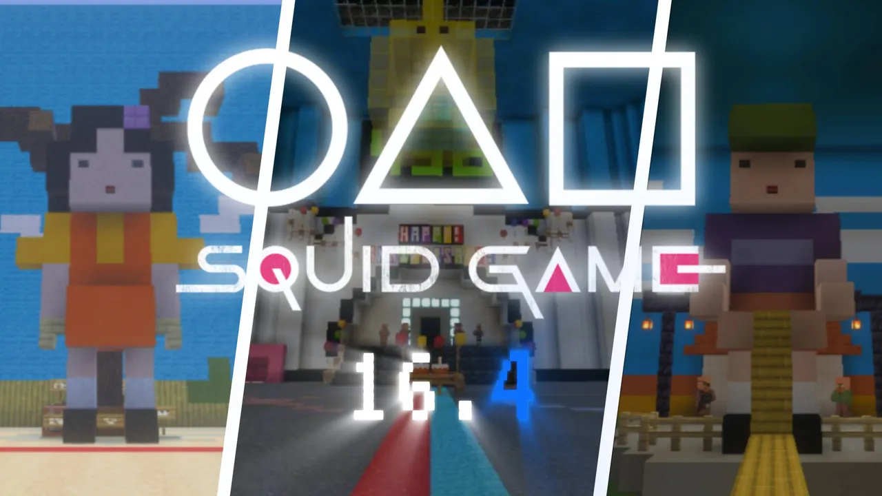 Squid Game map for Minecraft PE: cover art
