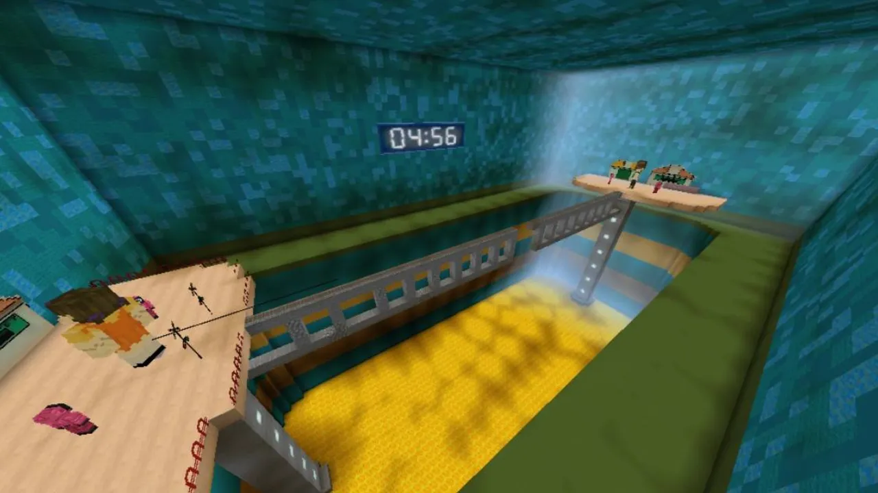 Squid Game map: Timing based, one wrong jump ends the run