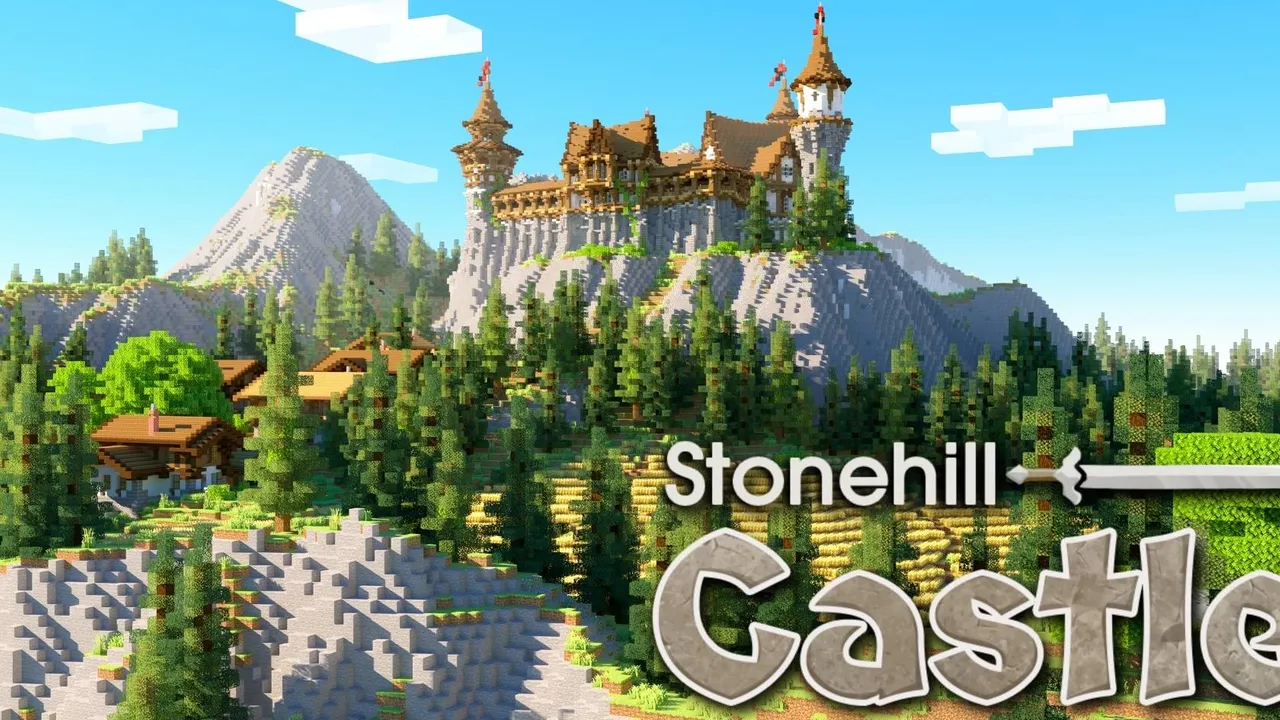Stonehill Castle map for Minecraft PE: cover art