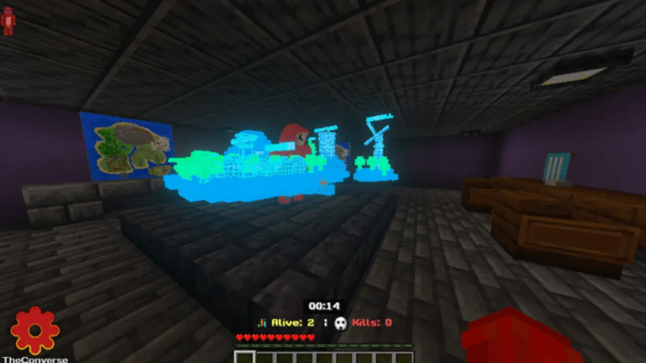 TEF - Battle Royale - The Storm Update Compatible With Vibrant Visuals map: Map Hologram