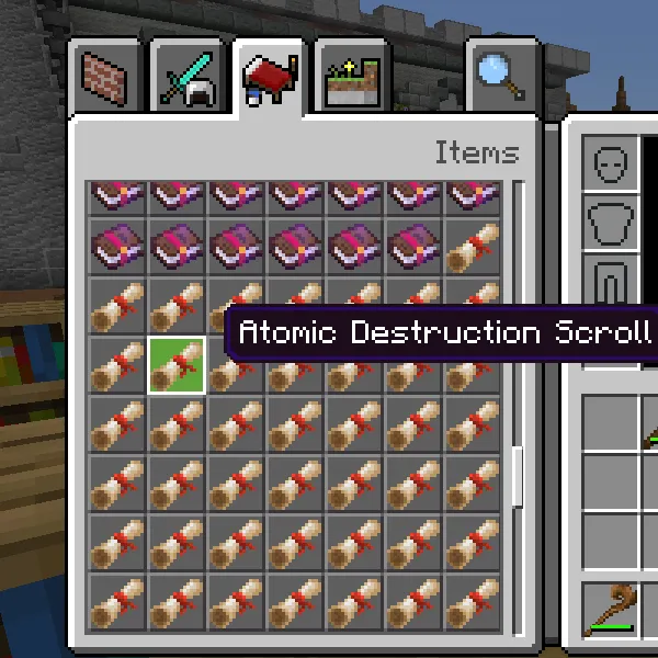 A Magic Way addon for Minecraft PE: In enchantment book group