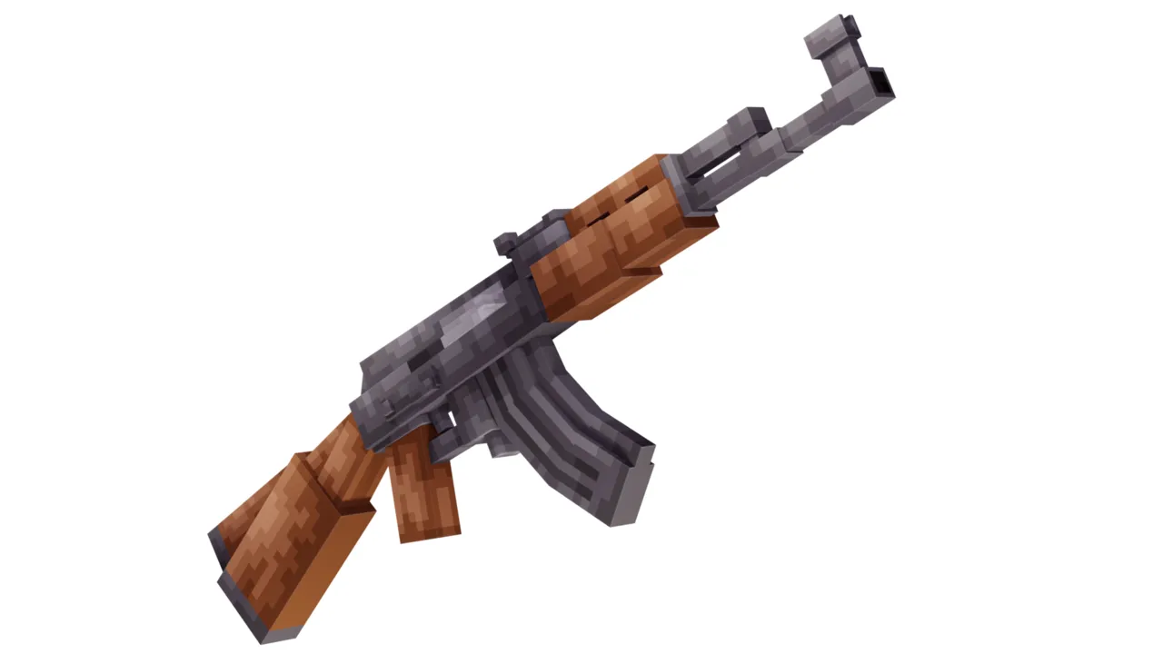 Actual Guns 2: Delays Ahead addon: AK-47 rifle with wooden stock