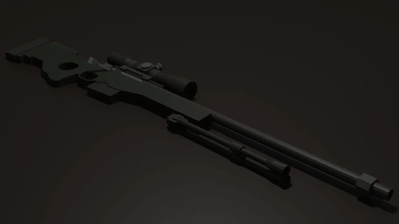ActualGuns 3D addon: Sniper rifle with scope