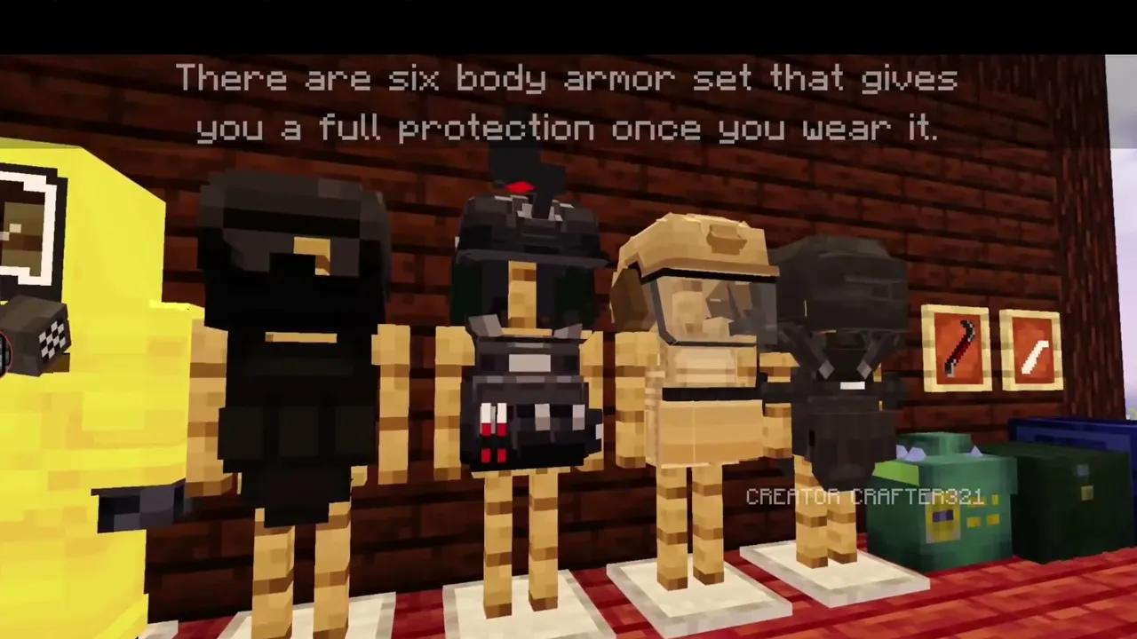 Akiohh's Combat Equipment addon for Minecraft PE, screenshot 2
