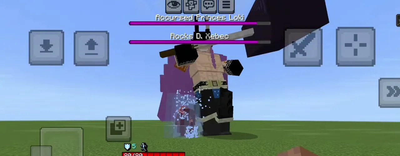 Asa’s One Piece Addon: Player fighting cursed prince loki