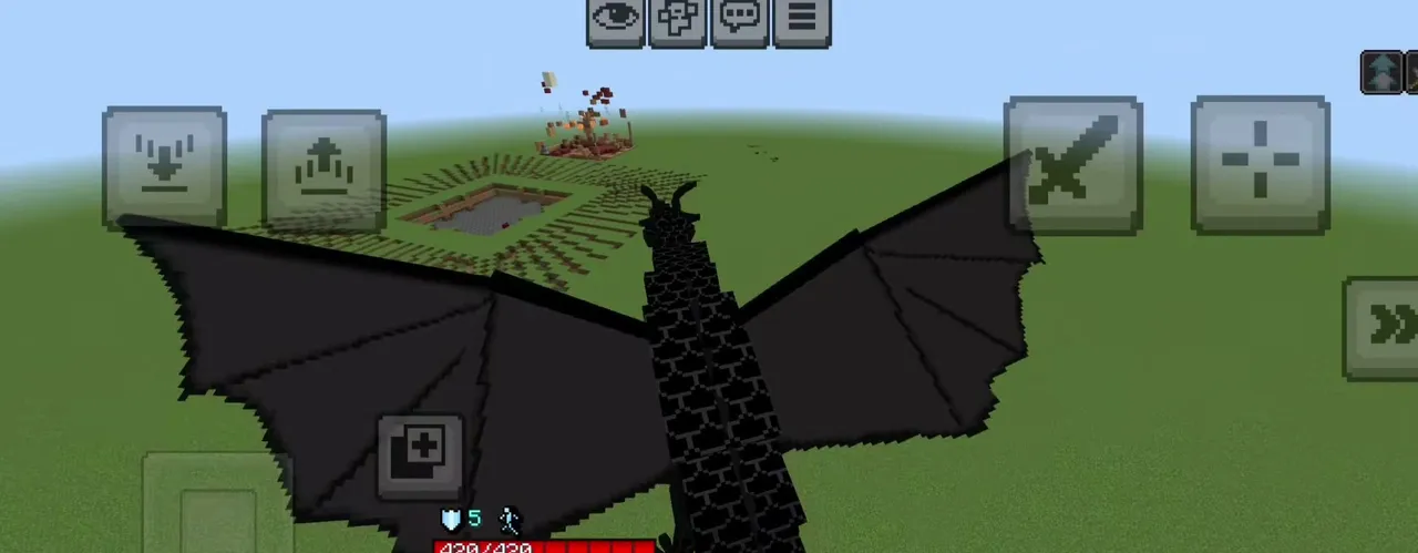 Asa’s One Piece Addon: Player riding dragon with wings spread