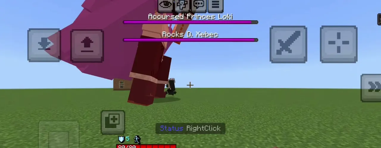 Asa’s One Piece Addon: Two players fighting in game