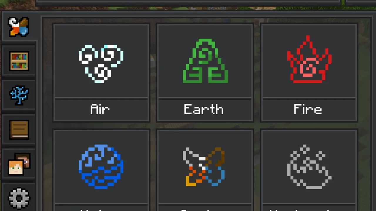 Avatar Addon OVERHAUL UPDATE addon: Bending choice menu