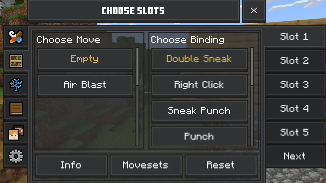 Avatar Addon OVERHAUL UPDATE addon: Choose slots menu