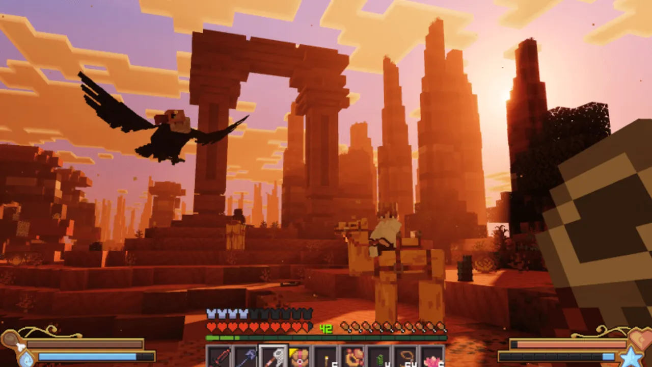 Bedrock Reimagined addon: Custom Mesa Biome Generation