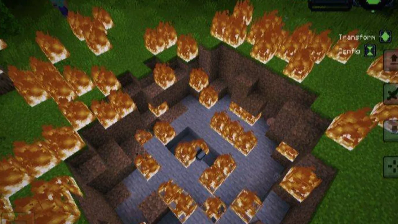 Ben 10 Ultimate addon: Alien forms on grassy ground