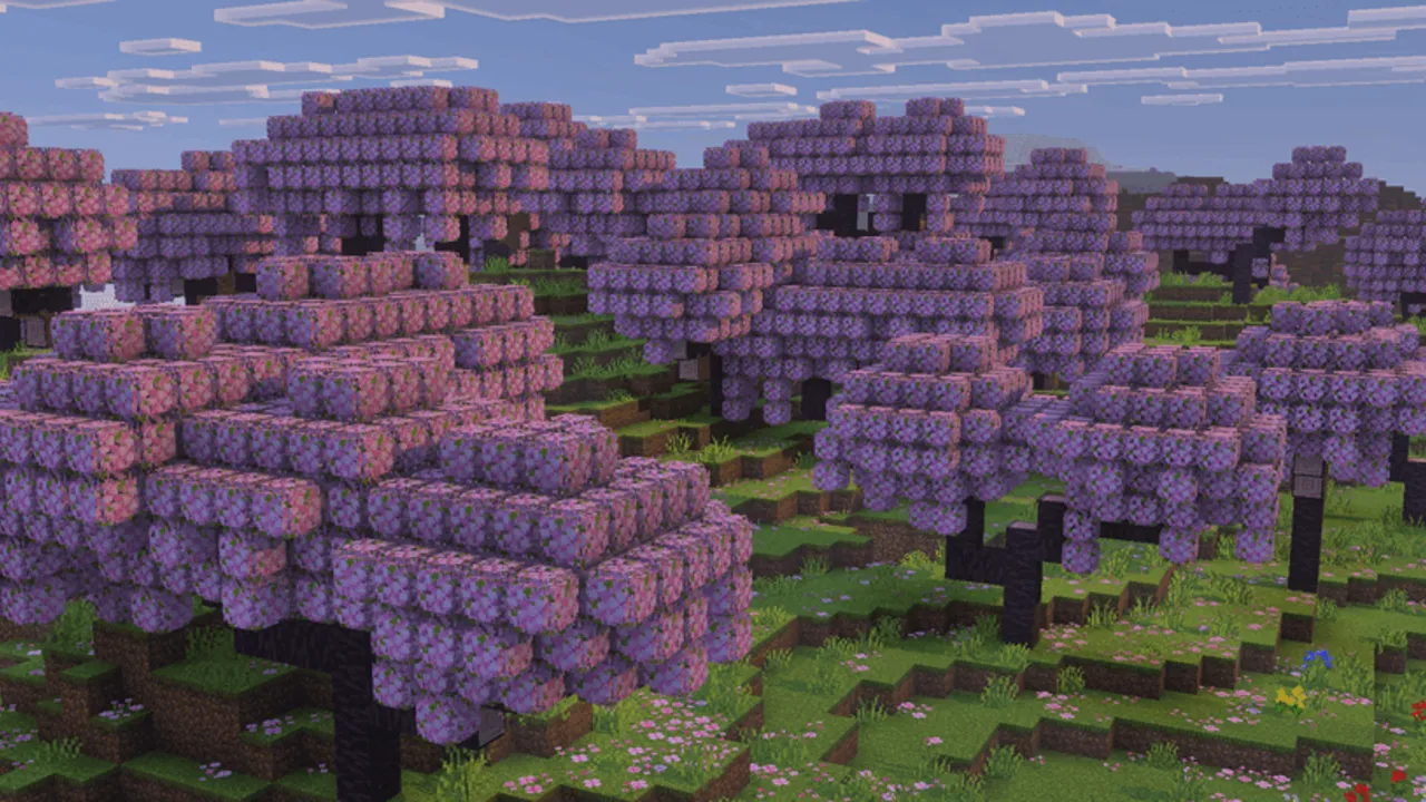 Better Foliage Addon/Texture Pack addon: Flowered Apple stem