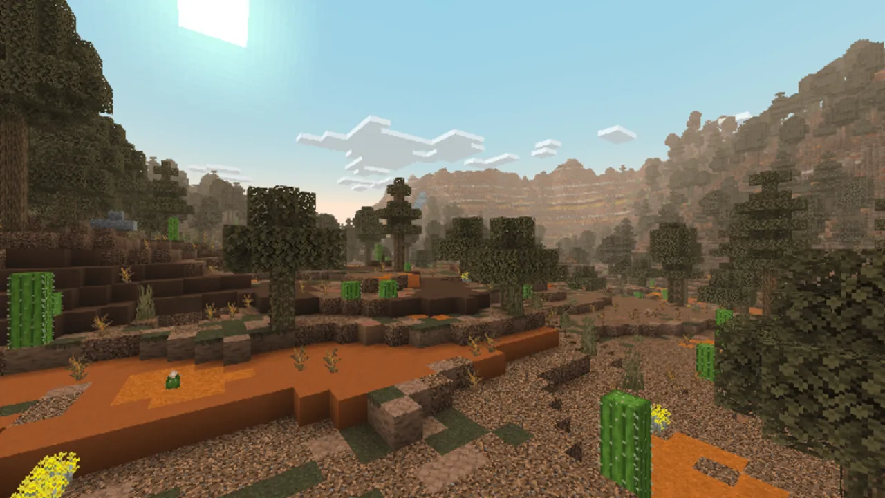 Biomes & Beyond addon: Badlands