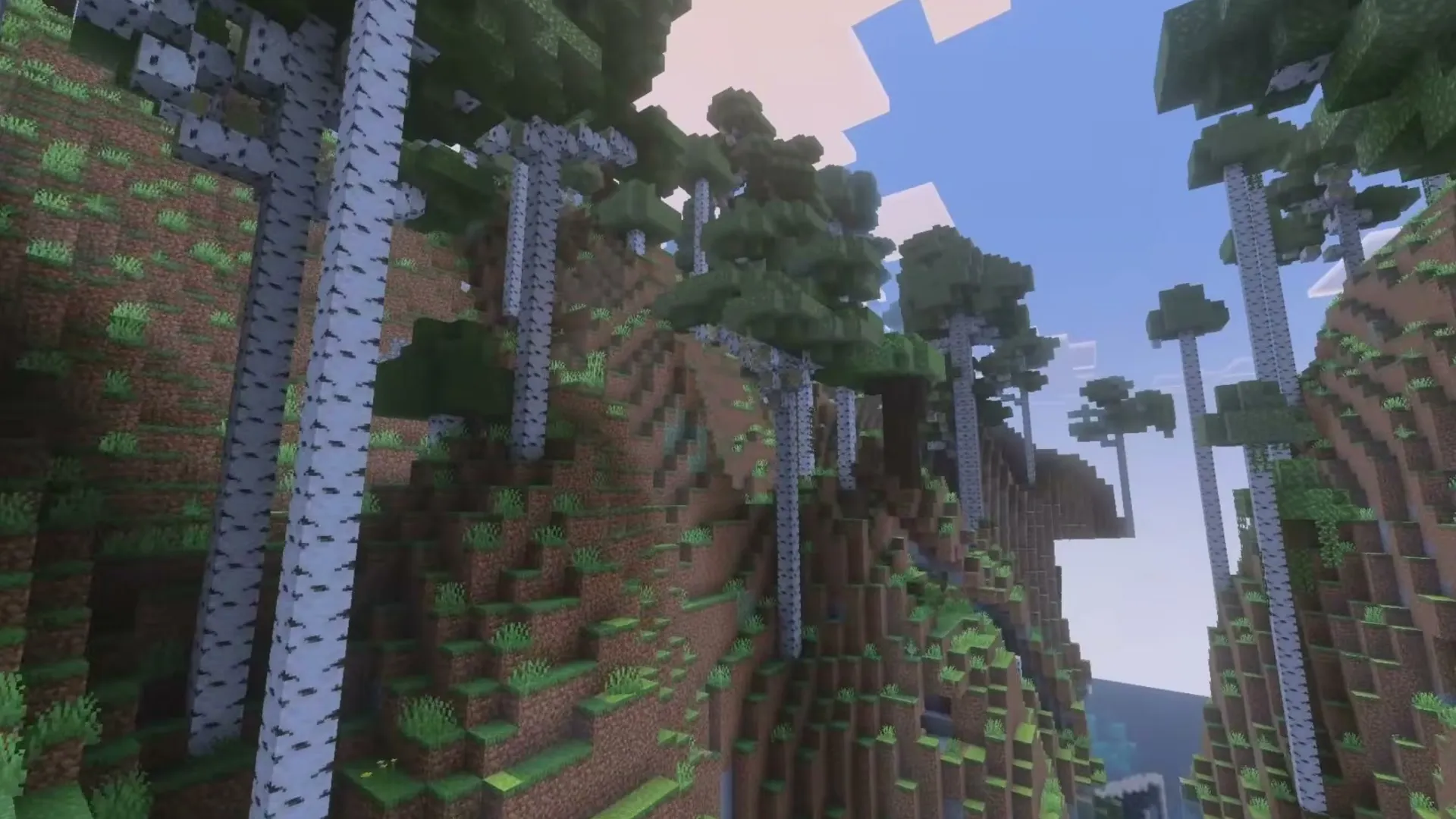 Bloomrock addon: Trees on a hillside