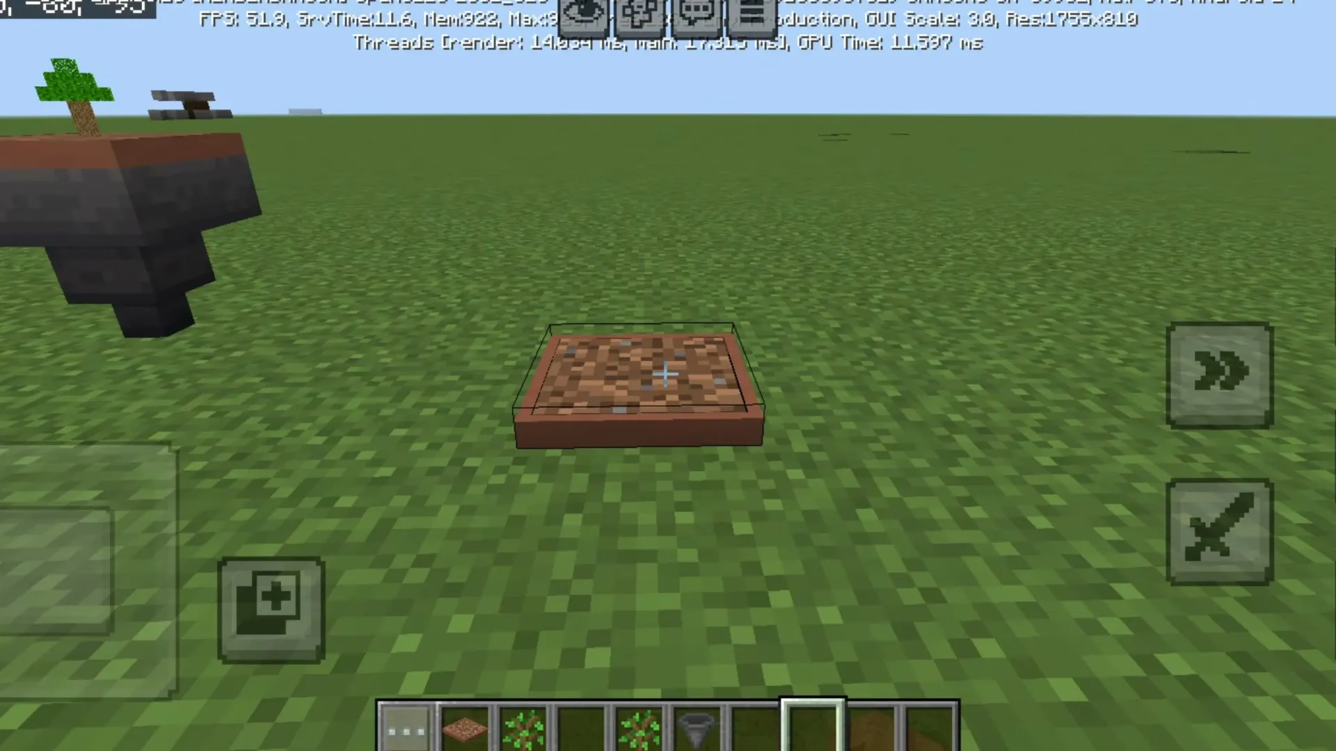 Bonsai Tree addon: Bonsai tree growing on grass