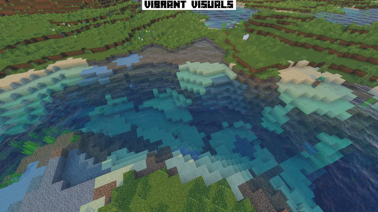 Clear Water Texture Pack addon: Clear water with fish and coral
