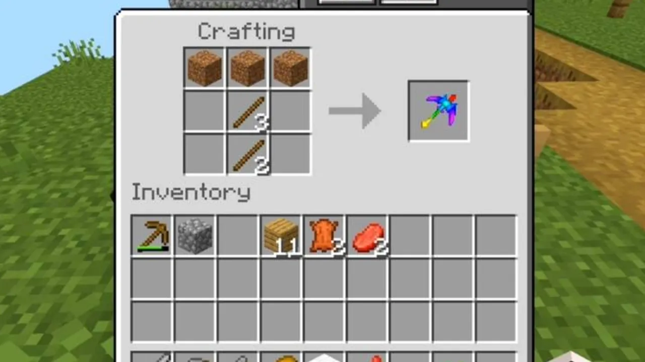 Craftable Super OP Tools addon: (2)Super Pickaxe