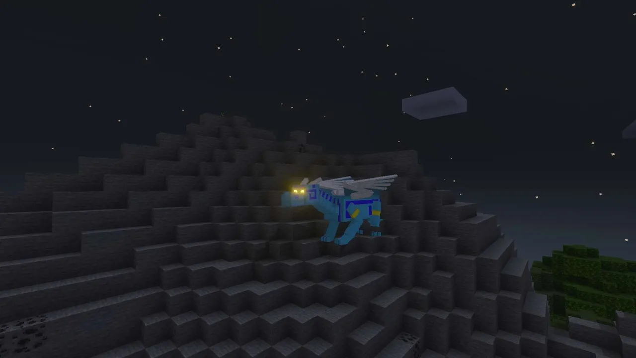 Dragon Mounts addon: Aether Dragon