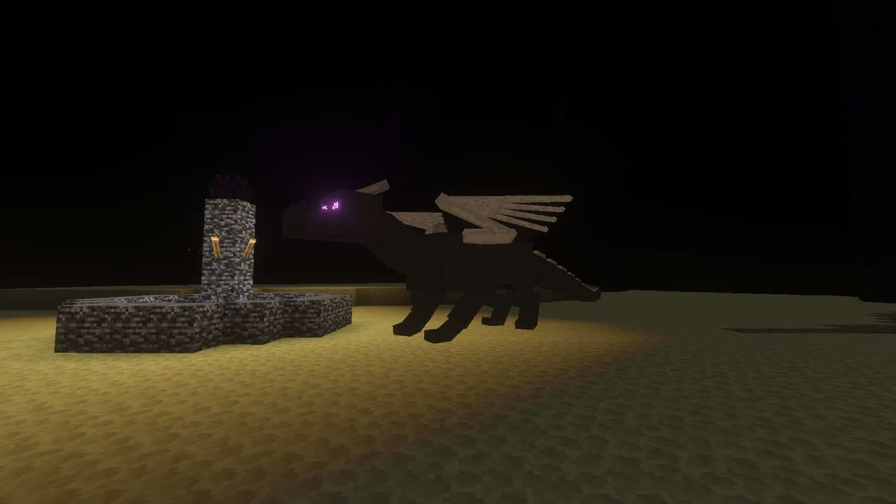 Dragon Mounts addon: Ender Dragon