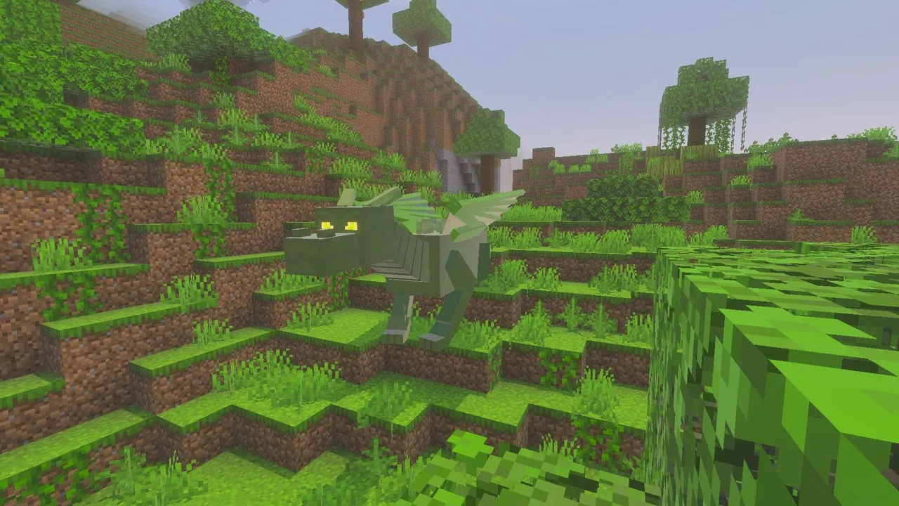 Dragon Mounts addon: Forest Dragon