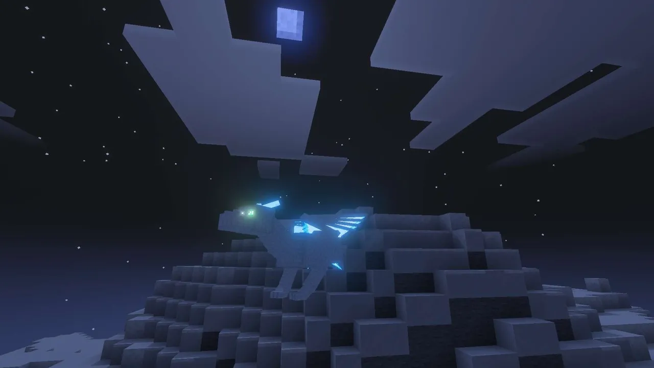Dragon Mounts addon: Ice Dragon