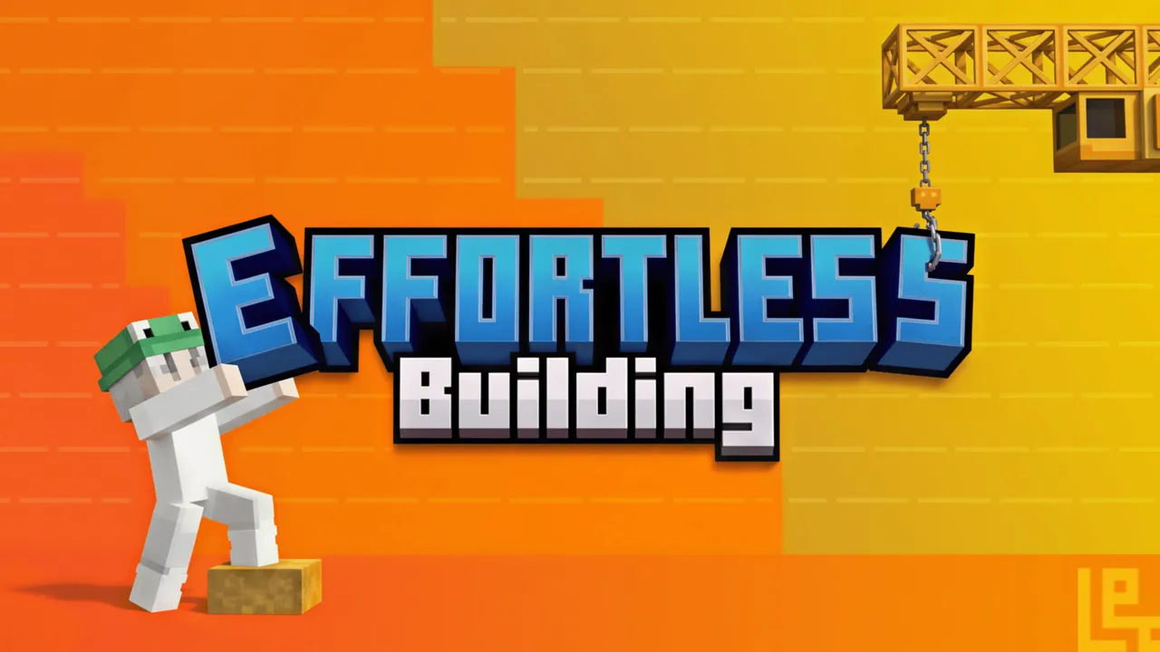 Effortless Building addon for Minecraft PE: cover art
