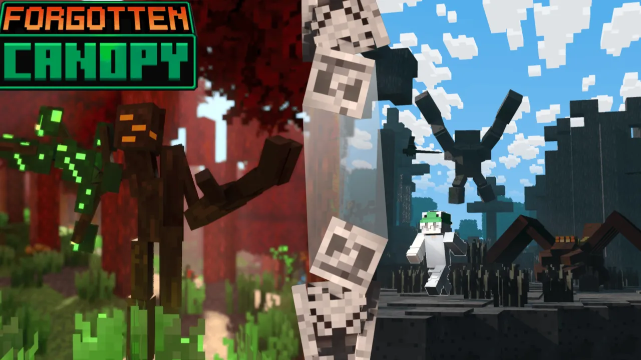 Effortless Building addon: Forgotten Canopy mobs in game