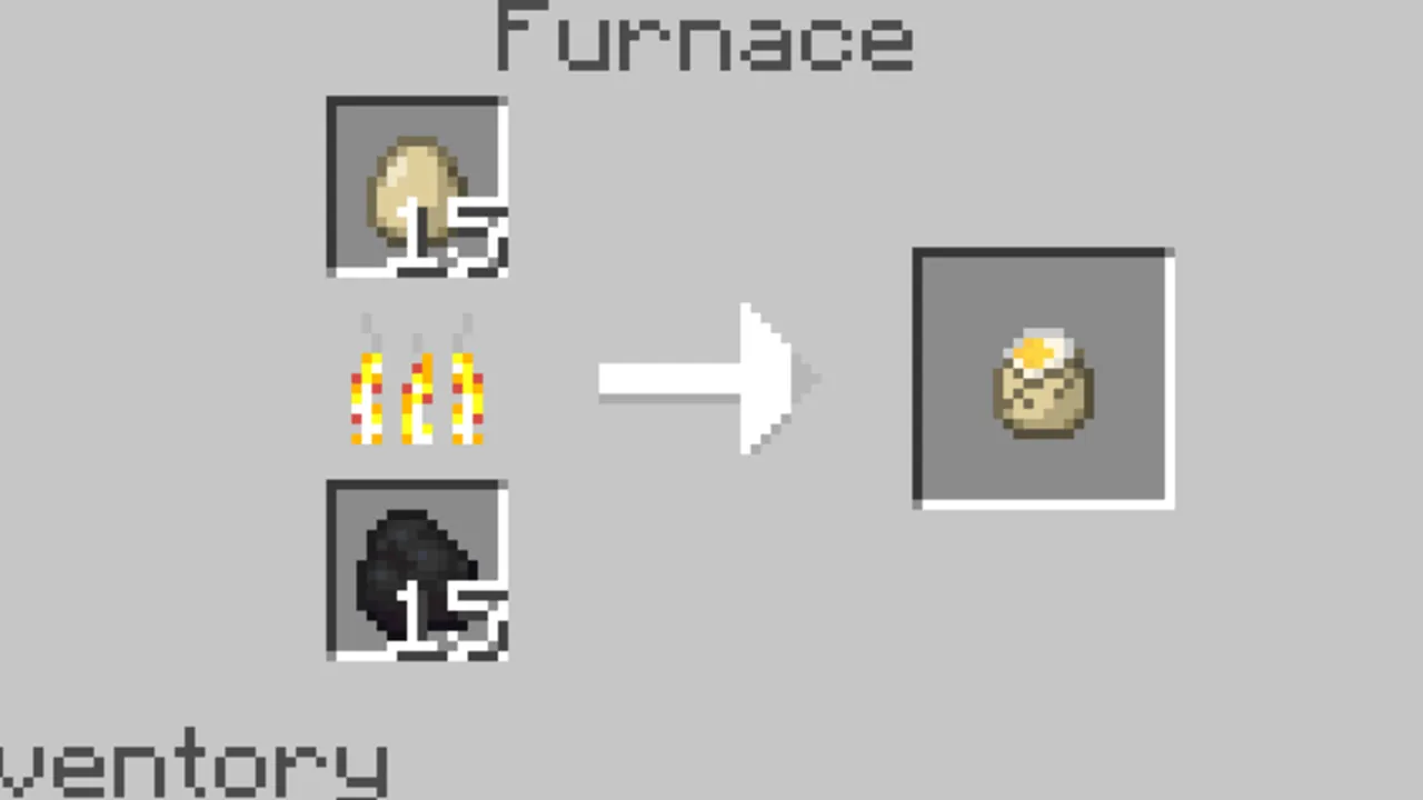Expansive Ores addon: Furnace recipe for cooked potato